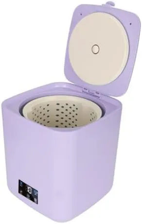 Lavadora, 7L, Portátil, Gran Capacidad Mini Totalmente Automática con Centrifugadora, Pantalla Táctil LCD Pequeña para Ropa Interior Pequeña