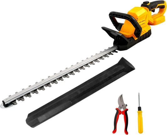 Motosierra, 18 V, 52 cm, 15 mm, Compatible con baterías Dewalt, Motor sin escobillas, Distancia Entre Dientes, Cabezal Giratorio de 180°