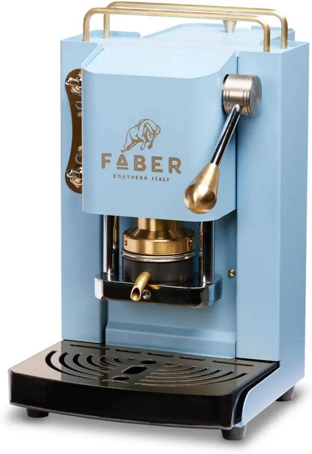 Cafetera, ajuste regulable, 44 mm, Modelo Pro Mini Deluxe, monodosis ese, Prensacialda de latón ajustable