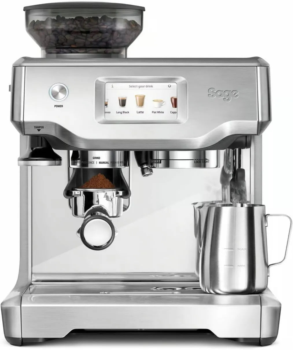 Cafetera, Acero Inoxidable, The Barista Touch, Profesional con Pantalla Táctil, Molinillo Integrado y Espumador de Leche, Presets Desmontables