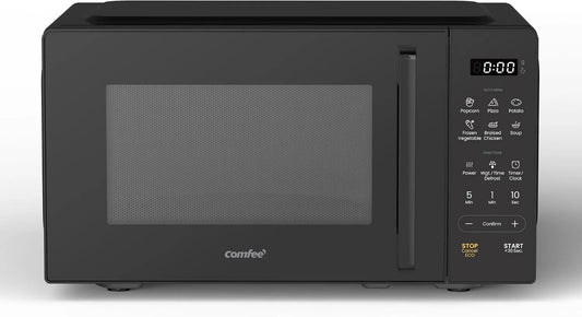 Horno microondas CMO-EM202NF, 20 l, 700 W, 11 niveles, Microondas digital, 6 menús automáticos, cocina a varias etapas, inicio rápido, COMFEE'